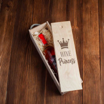 Коробка для вина на одну бутылку "Wine princess"